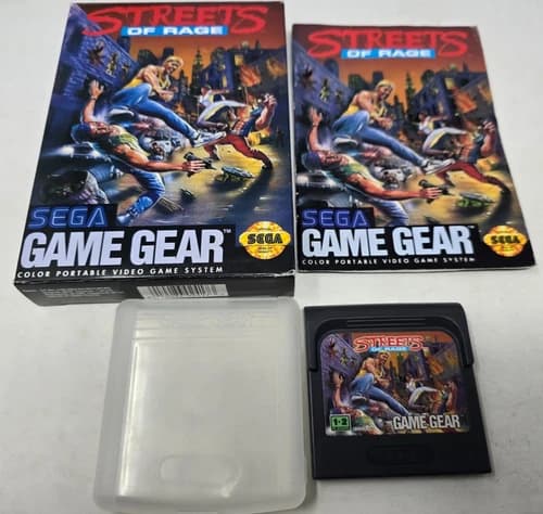 Streets of Rage (Sega Game Gear, 1992) Complete CIB Tested