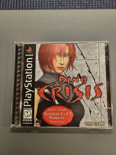 Playstation 1 PS1 Dino Crises With Resident Evil 3 Demo