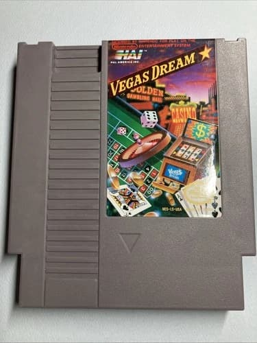 Vegas Dream NES Tested Working