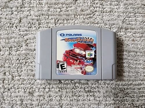 Polaris Snocross Game Cartidge for Nintendo 64 N64 Authentic Ships FAST