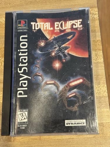 Playstation PS1 Total Eclipse Turbo Long Box Complete Box Dmg