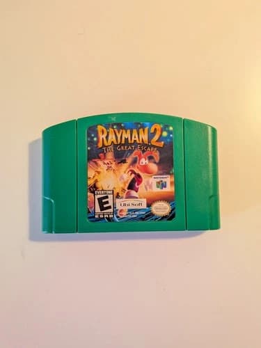 Rayman 2: The Great Escape (N64, 1999) - Cartridge Only - Tested and Working