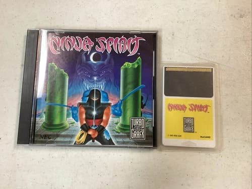 Ninja Spirit (TurboGrafx-16, 1990) CIB Manual Tested