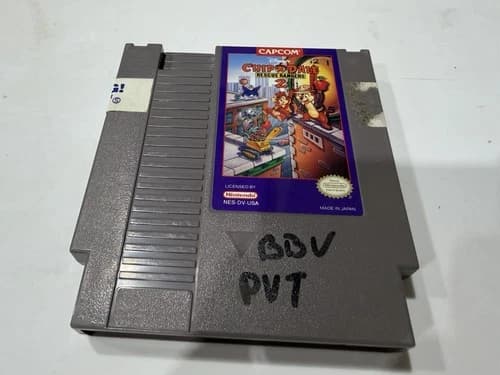 Chip 'N Dale Rescue Rangers 2 Nintendo NES Complete CIB