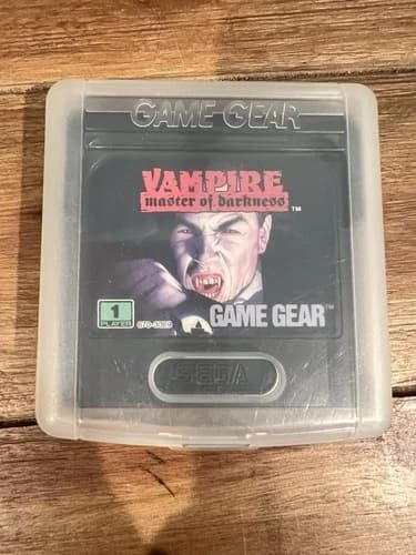 Vintage VAMPIRE Master of Darkness SEGA GAME GEAR Game 90’s 1990’s