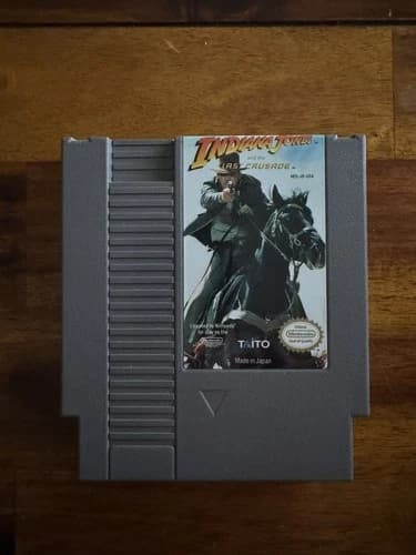 Indiana Jones and the Last Crusade Nintendo NES Cleaned/Tested