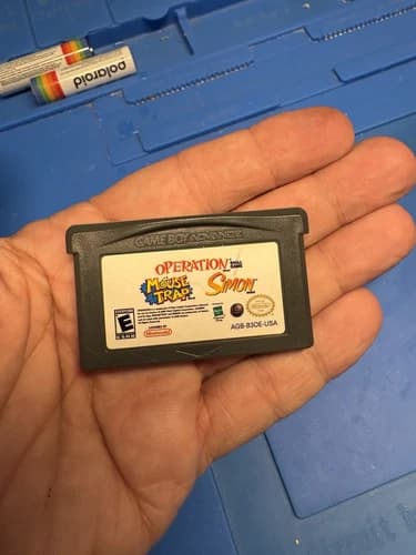 Mouse Trap/Operation/Simon (Nintendo Game Boy Advance, 2005)