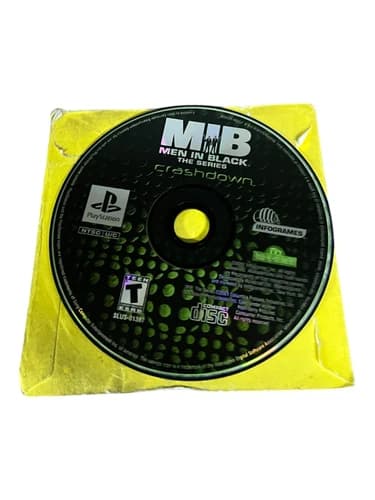 Sony PlayStation 1 PS1 Disc Only Tested Men in Black The Series Crashdown