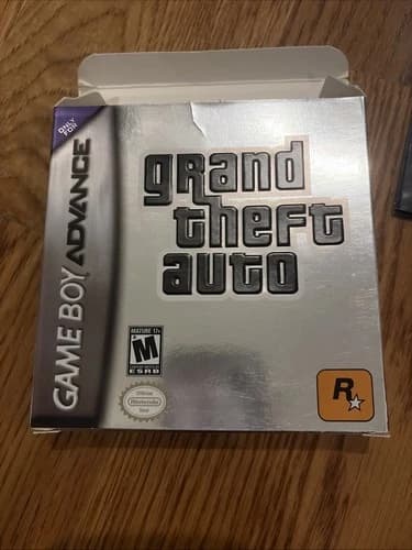 Grand Theft Auto GTA Advance Nintendo Game Boy Advance GBA With Map