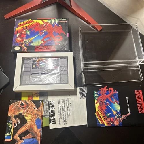 Super Metroid - Super Nintendo SNES Samus Game CIB Complete Box 10/10