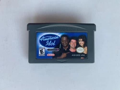 American Idol GameBoy Advance Nintendo GBA