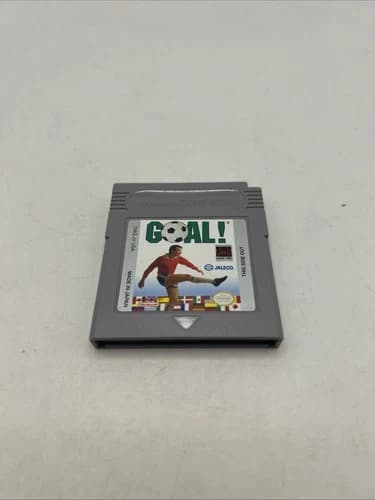 Goal Game Boy Original Authentic Nintendo GB Handheld Soccer Game