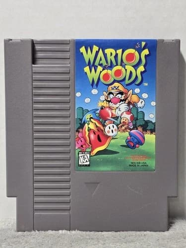 Wario's Woods (Nintendo NES, 1994) FAST SHIPPING!!!