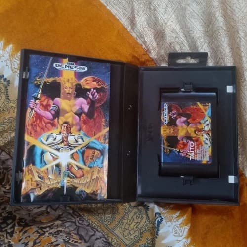 Saint Sword Sega Genesis Complete and Working In Box With Manual
