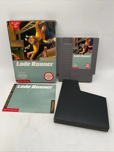Lode Runner ( Nintendo NES ) Complete CIB