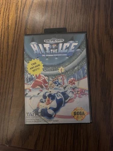 Hit the Ice Sega Genesis Taito Hockey Game