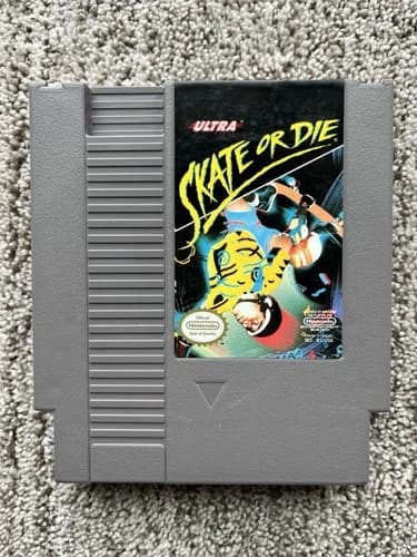 Skate or Die (1988) Nintendo NES Tested Works Well