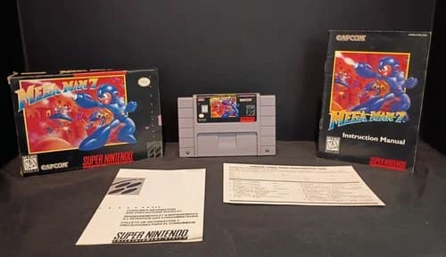 Mega Man 7 SNES CIB - Including Reg Card