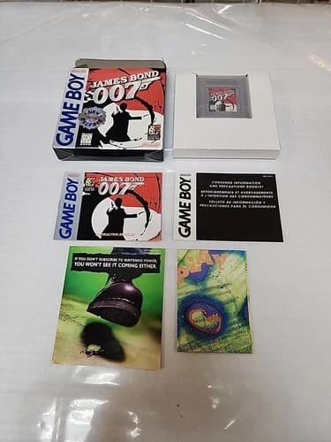 Nintendo Gameboy James Bond 007 CIB Beautiful Condition