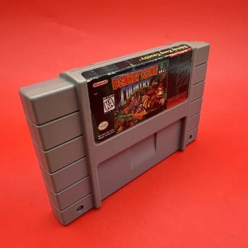 Donkey Kong Country (Super Nintendo SNES, 1994) Cart Only/Authentic/Tested/Saves