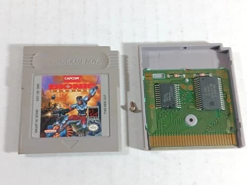 Bionic Commando Nintendo Game Boy Original Authentic Tested Clean Pins Capcom
