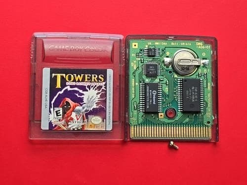 Towers: Lord Baniff's Deceit Game Boy Color Nintendo GBC Authentic Saves RPG