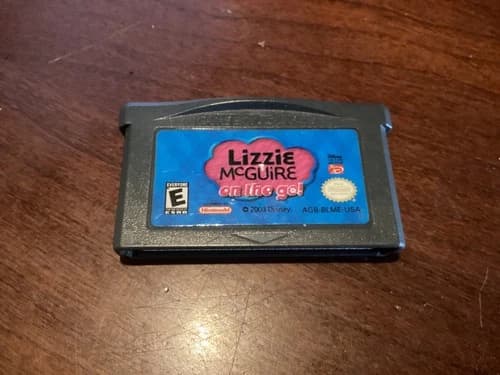 Cartridge Only - Nintendo Gameboy Advance - Lizzie McGuire on the go! - Tested