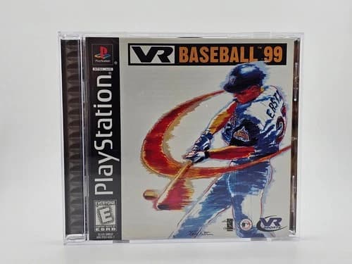Sony Playstation 1 PS1 VR Baseball 99 CIB Cleaned & Tested