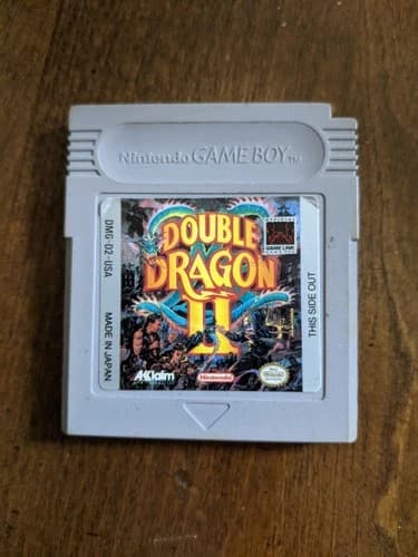 Double Dragon 2 - Nintendo Gameboy - (TESTED)