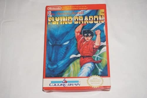 Flying Dragon: The Secret Scroll (Nintendo NES) Complete in Box CIB Variant