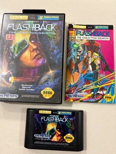 Flashback: The Quest for Identity - SEGA GENESIS - Authentic
