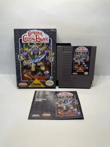 Conquest of the Crystal Palace (Nintendo NES, 1990) Complete CIB Tested - MINTY