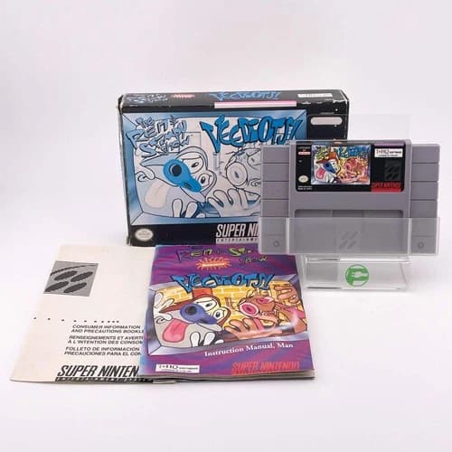 The Ren and Stimpy Show Veediots (Super Nintendo SNES, 1993)