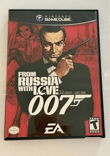 CIB Gamecube From Russia With Love 007 Case Box Manual Nintendo J Bond Tested