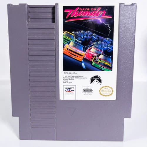 Days of Thunder (Original Nintendo NES) Authentic!