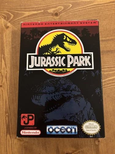 Jurassic Park (Nintendo Entertainment System, 1993) NES CIB with Foam