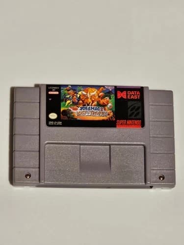 Joe & Mac 2 Lost in the Tropics Super Nintendo SNES Video Game Beautiful