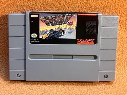 F-Zero Super Nintendo SNES Original Authentic Racing Game!