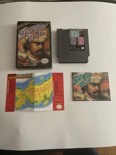 Shingen the Ruler Nintendo 1990 NES - Complete- Tested