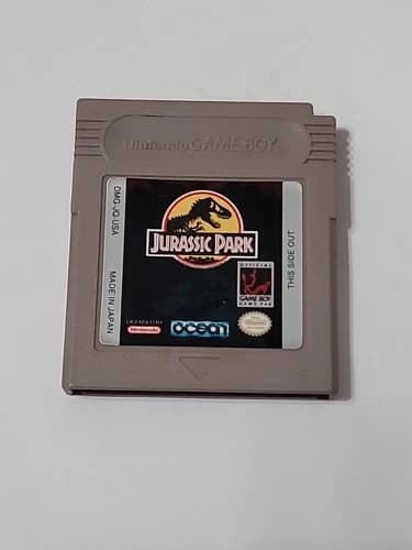 Jurassic Park Nintendo GameBoy Cartridge Tested Working