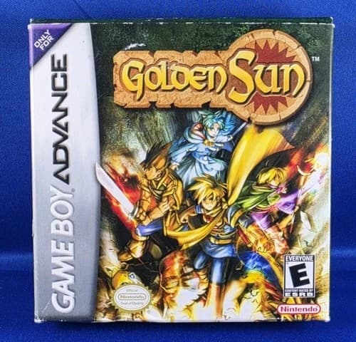 Golden Sun Game Boy Advance Authentic Complete CIB w/ Map