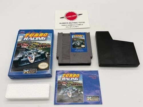 Al Uncer Jr.’s Turbo Racing Nintendo NES Complete CIB Video Game Works