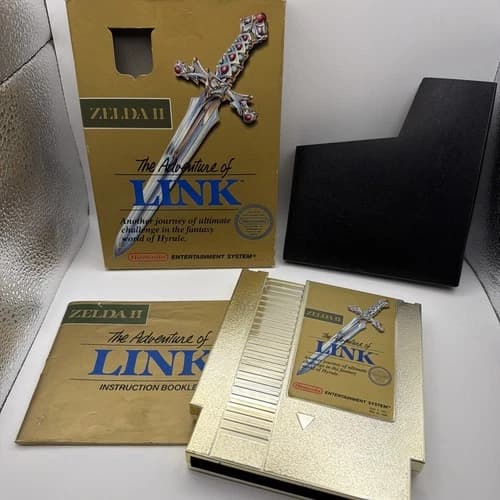 Nintendo NES Legend of Zelda II The Adventure of Link CIB Nice!