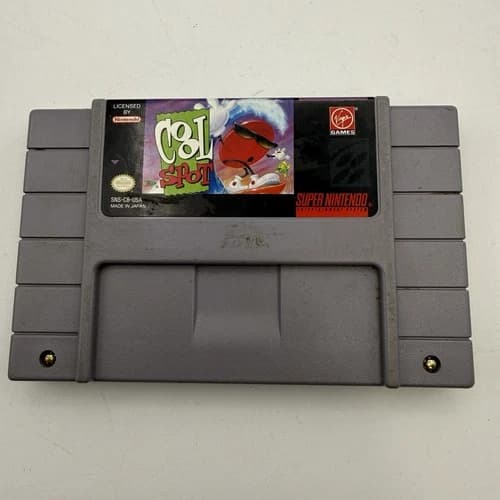 Cool Spot (Super Nintendo, SNES) Game Authentic - Tested