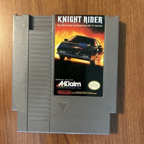 Knight Rider NES Nintendo Entertainment System 1989 Cartridge CLEANED & TESTED