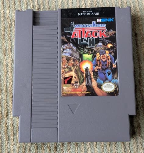 Mechanized Attack Nintendo NES Entertainment System Cartridge Only Tested Works