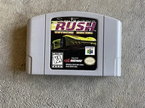 San Francisco Rush Extreme Racing (Nintendo 64, 1997) N64 Authentic Cart Only