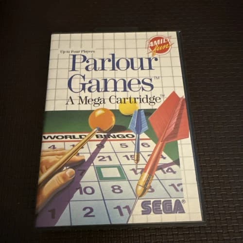 Parlour Games (Sega Master, 1988) Complete With All Inserts
