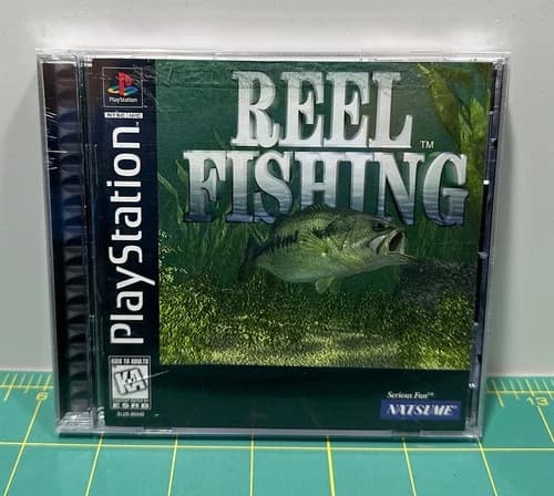 Reel Fishing for Sony Playstation 1 (PS1/PSX) - Tested & Works
