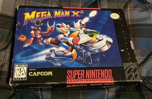 Mega Man X2 Super Nintendo SNES. Complete In Box. CIB. Good Condition